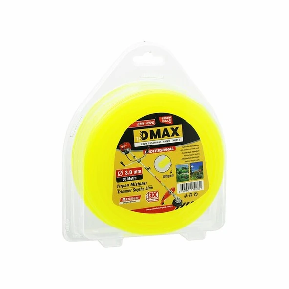 ALTI KÖŞELİ ÇİM BİÇME MİSİNASI 3MMX50MT (5224) ürün görseli 1