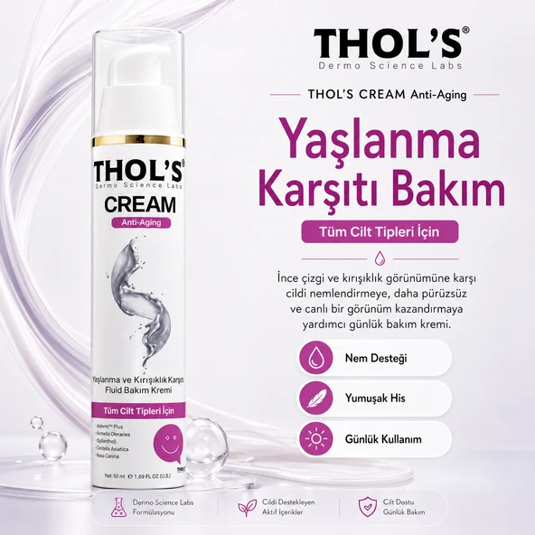 THOLS TB25 THOL'S CREAM ANTI-AGING (TB25) FLUID BAKIM KREMİ - 50 ML ürün görseli 1