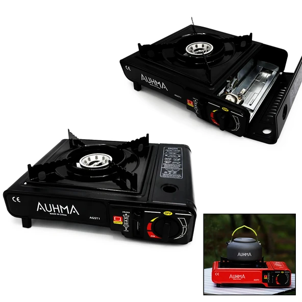 AUHMA AGST-1 PRO PORTATİF KAMP OCAK PLASTİK ÇANTALI (5224) ürün görseli 1