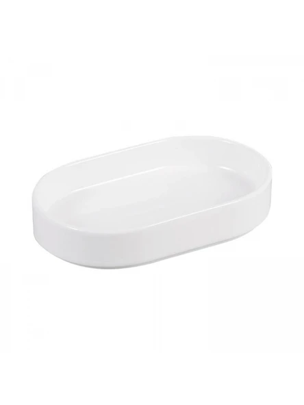 Mien Porselen Oval Beyaz Servis Tabağı 15x10 cm ürün görseli 1