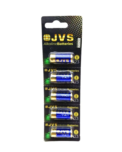 JVS A23 LR23 12V ARAÇ KUMANDA PİLİ 5Lİ KART (5224) ürün görseli 1