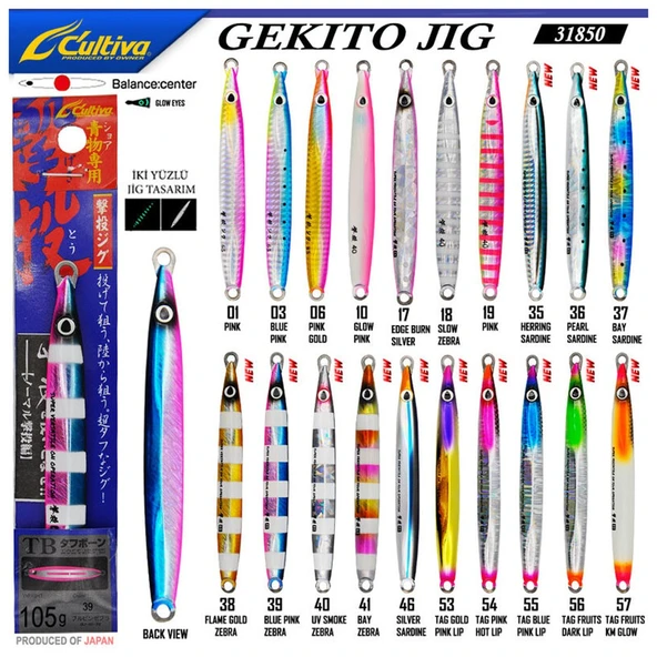Owner Cultiva Gekito Jig 105g 15.5 cm Jig Yem ürün görseli 1