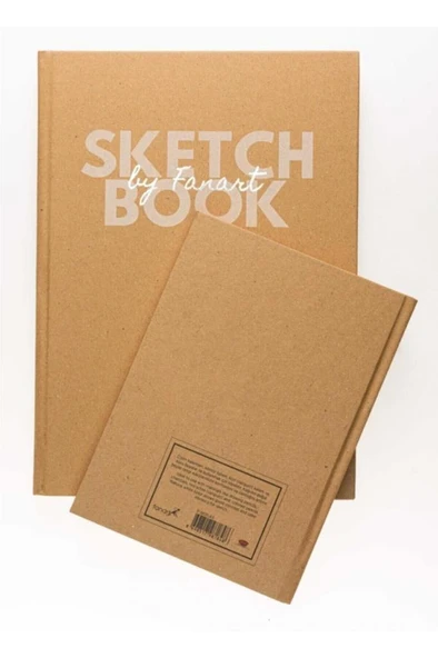 Fanart Sketch Book Academy Kraft Sert Kapak A4 96 Yp ürün görseli 1