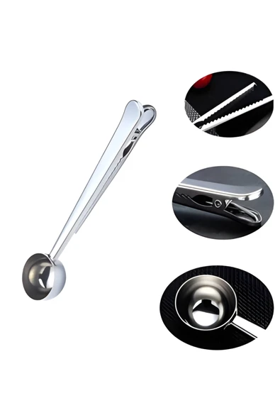 Kahve Kaşığı Klipsli 17,5 Cm - Resim 3