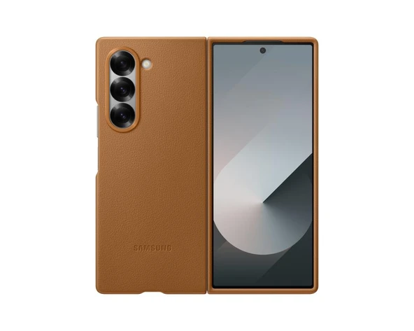 Samsung Galaxy EF-VF956PAEGWW Z Fold6 Vegan Deri Taba Kahverengi Kılıf - OUTLET ürün görseli 1