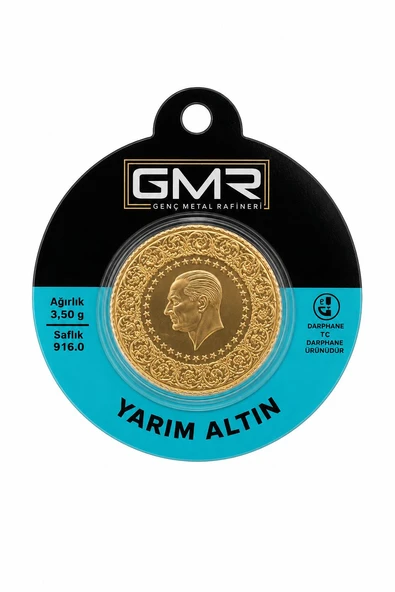 YARIM ALTIN 3.50 GRAM 22 AYAR ürün görseli 1