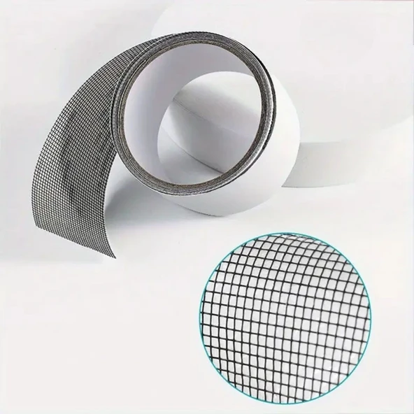 Güçlü Yapışkanlı Pencere Tamir Bandı, Böcek Önleyici Yama Bandı 2 mt x 5 cm (5224) ürün görseli 1