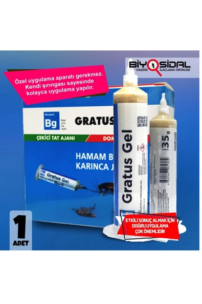 Baugen Gratus Hamamböceği Ve Karınca Jeli 35 gr - Resim 5
