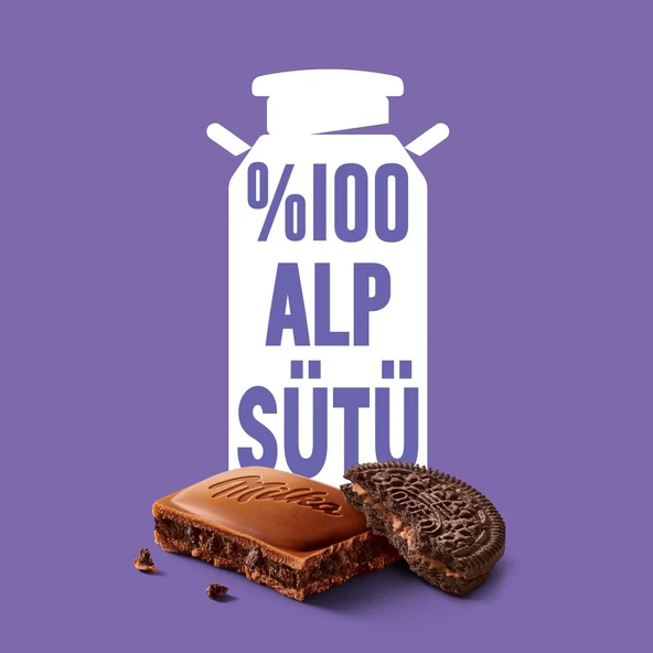 Milka Oreo Choco Tablet Çikolata 100g - 6 Adet - Resim 3