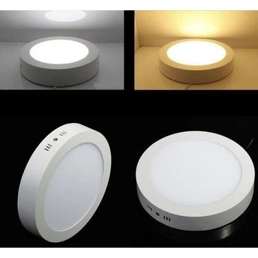 Cata 5273B 30W Sıva Üstü LED Panel Yuvarlak Beyaz ürün görseli 1