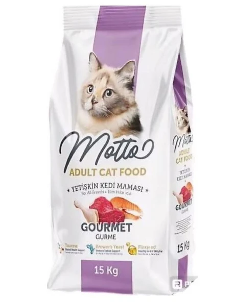 MOTTO Gurme Yetişkin Kedi Maması 15 Kg ürün görseli 1