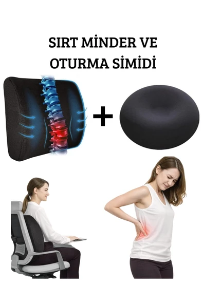 Ankaflex Ortopedik Oturma Simidi | Kuyruk Sokumu Destek Minderi & Bel Yastığı ürün görseli 1