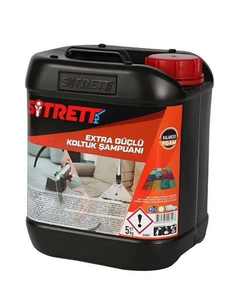 SİTRETT MX Koltuk Şampuanı Endüstriyel Plus - 5 Kg ürün görseli 1