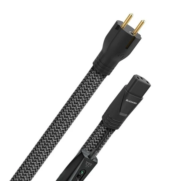 Audioquest Blizzard Low-Z/Noise-Dissipation Power Cable 1mt ürün görseli 1