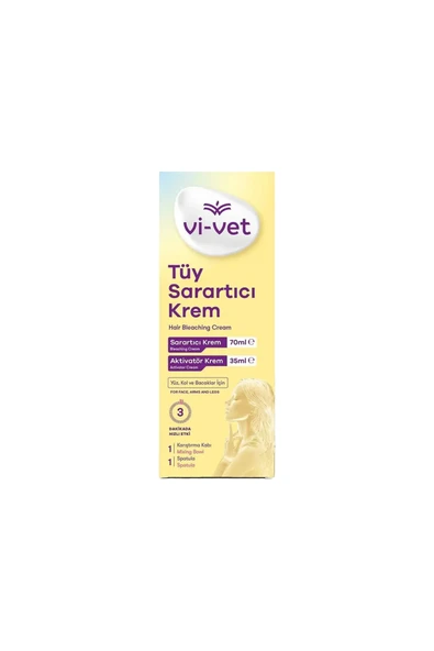 Vivet Tüy Sarartıcı Krem Set 70ml+ 35ml ürün görseli 1