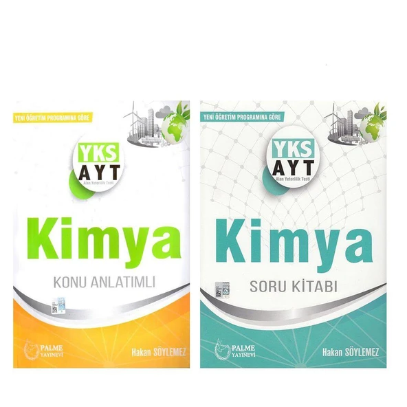 AYT Kimya Konu Anlatımı ve Soru Bankası 2 Kitap Set Palme Yayınları ürün görseli 1