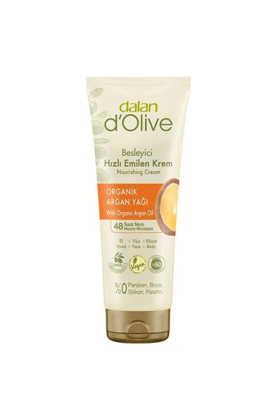 Dalan Dolive Organik Argan Yağı Özlü Tüp Krem 250 ml ürün görseli 1