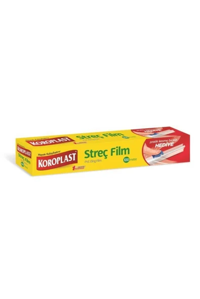 Koroplast Streç Film 100 Mt X 30 Cm Pratik Kesme Bıçağı Hediyeli ürün görseli 1
