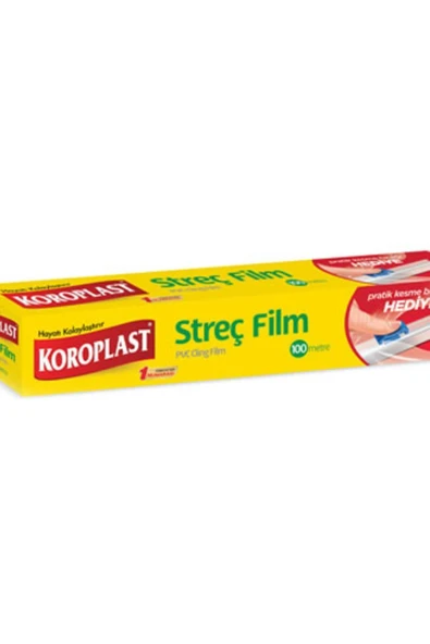Koroplast Marka: Streç Film 100 M Kategori: Streç Film ürün görseli 1