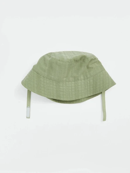 LCW baby Yeşil Basic Erkek Bebek Bucket Şapka - Resim 3