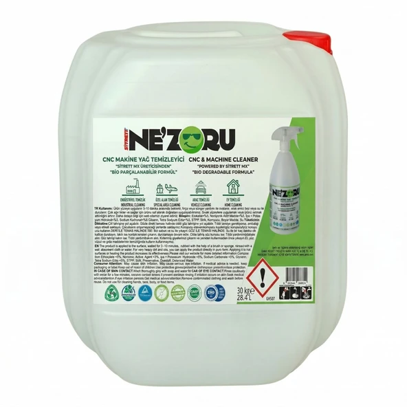 Ne'zoru CNC Makine Yağ Temizleyici 30 Kg. ürün görseli 1