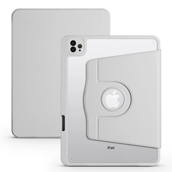 Apple iPad Air 10.9 2022 (5.Nesil) Kılıf Zore Termik Kalem Bölmeli Dönebilen Standlı Kılıf ürün görseli 1