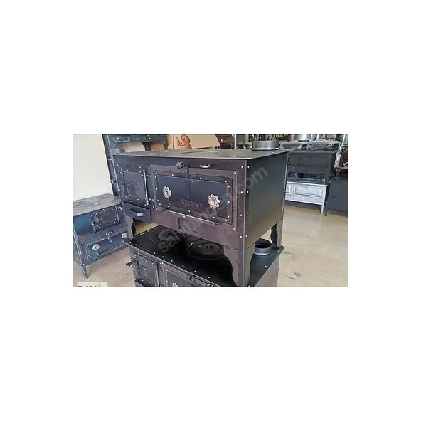 Kuzine SOBA 4 MM ÇOK AMAÇLI BAHÇE TİPİ KUZİNE SOBA ÖZEL EL YAPIMI SOBA ürün görseli 1