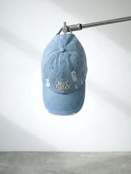 LCW ACCESSORIES Mavi Nakışlı Kız Çocuk Kep Şapka ürün görseli 1