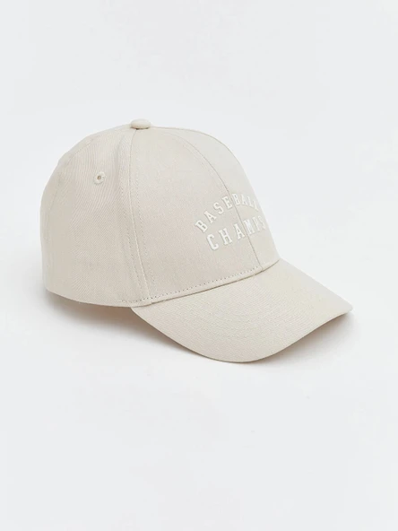 LCW ACCESSORIES Gri Yazı Nakışlı Erkek Çocuk Kep Şapka - Resim 2