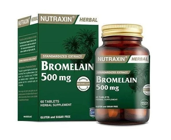 Nutraxin Bromelain 60 Kapsül ürün görseli 1
