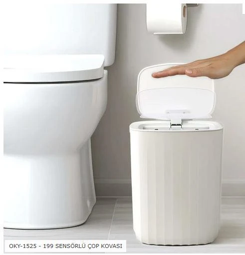 Sensörlü 12lt Çöp Kovası Oky-1525 199 - Resim 2