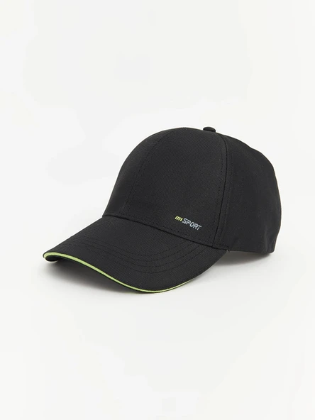LCW ACCESSORIES Siyah Nakışlı Erkek Kep Şapka ürün görseli 1