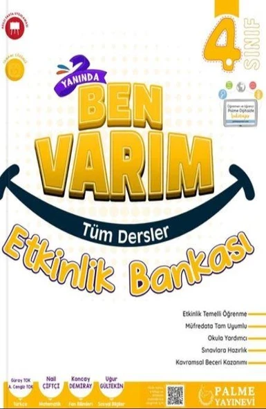 PALME 4.SINIF TÜM DERSLER ETKİNLİK BANKASI YANINDA BEN VARIM *YENİ* ürün görseli 1