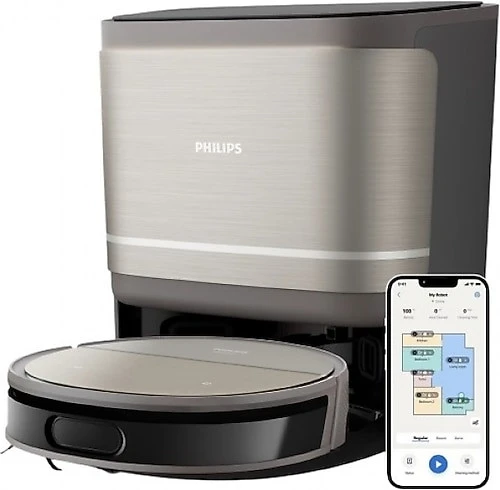 Philips HomeRun 9000 Serisi XU9100/10 Çöp İstasyonlu Akıllı Robot Süpürge ürün görseli 1