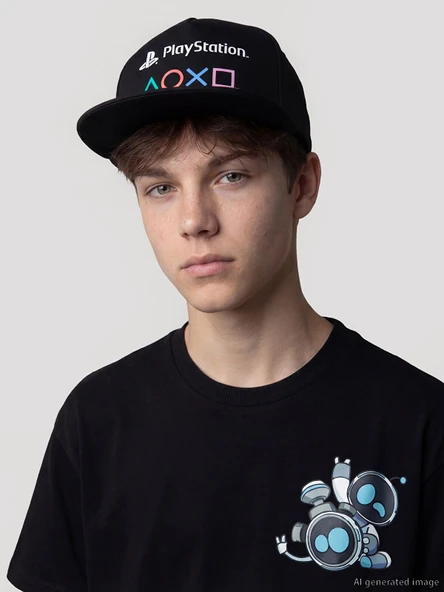LCW ACCESSORIES Siyah Playstation Baskılı Erkek Çocuk Kep Şapka ürün görseli 1
