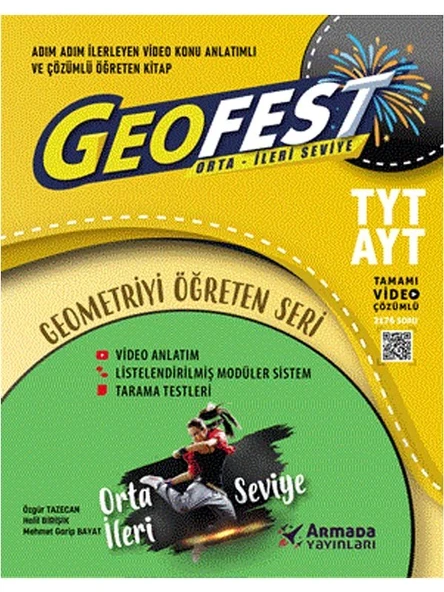 ARMADA YKS TYT AYT GEOFEST ORTA İLERİ SEVİYE SORU KİTABI *YENİ* ürün görseli 1