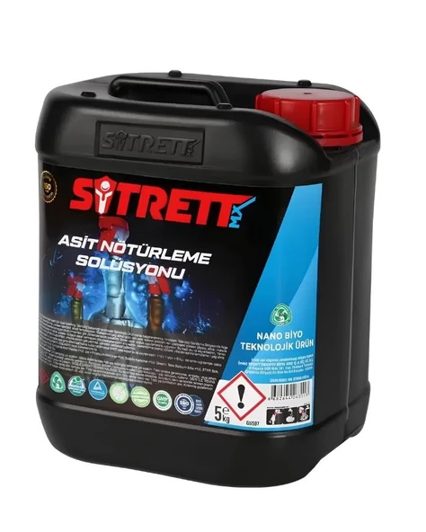 SİTRETT MX Asit Nötrleme Solüsyonu Endüstriyel 5 Kg. ürün görseli 1