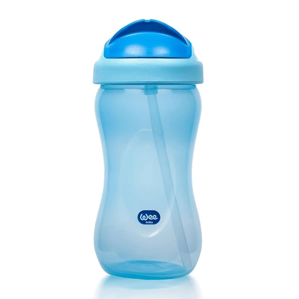 761 Wee Baby Pipetli Bardak Mavi 350ml ürün görseli 1