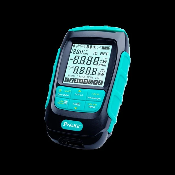 PROSKİT  MT-7618 3IN1 FİBEROPTİK KABLO TEST CİHAZI 500 DATA DEPOLAMA ürün görseli 1