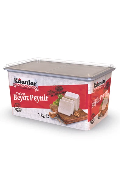 Kaanlar 1000 Gr Tam Yağlı Beyaz Peynir Trakya Yarı Yumuşak Taze Klasik Beyaz Peynir ürün görseli 1