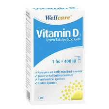 Wellcare Vitamin D3 İçeren Takviye Edici Gıda 5 ml ürün görseli 1