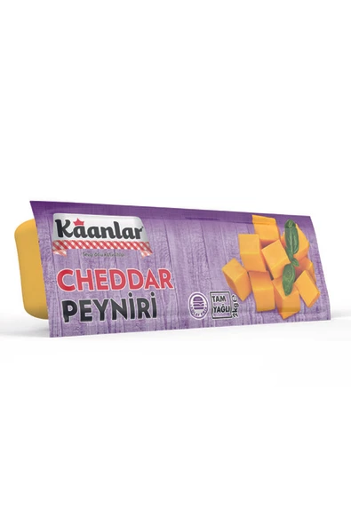 Kaanlar 2KG Cheddar Peyniri Tam Yağlı Olgunlaştırılmış Blok Cheddar Peynir ürün görseli 1
