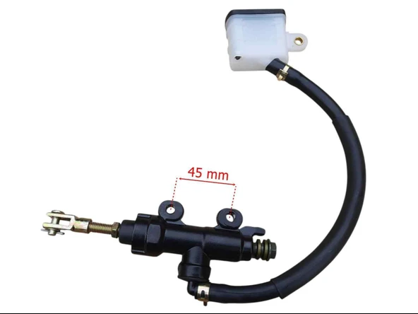 Mondial Arka Fren Pedal Pompası Siyah Mh125 L Drift Kd125 F Kıden İth ürün görseli 1