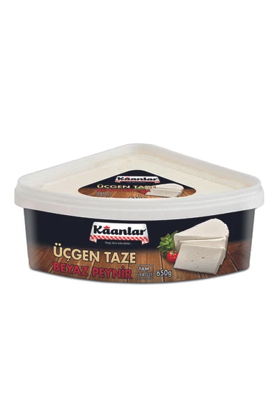 Kaanlar 650 Gr Yöresel Üçgen Köy Peyniri Taze Tam Yağlı Üçgen Beyaz Peynir ürün görseli 1