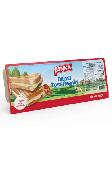 Anka Dilimli Tost Peyniri Yarım Yağlı 1 KG ürün görseli 1