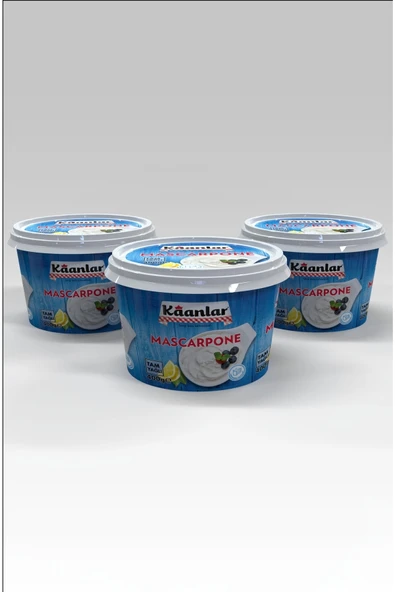 Kaanlar 3'lü Mascarpone Peyniri Paketi ürün görseli 1