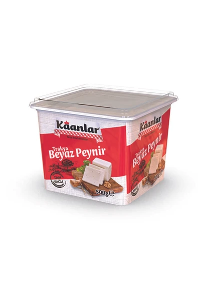 Kaanlar 500 Gr Tam Yağlı Beyaz Peynir Trakya Yarı Yumuşak Taze Klasik Beyaz Peynir ürün görseli 1