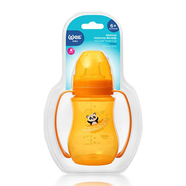Galaxy Akıtmaz Alıştırma Bardağı 250ml (4 ADET) - Resim 2
