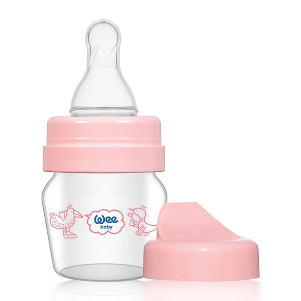 792 Wee Baby Mini Cam Alıştırma Bardağı Seti Pembe 30ml (4 ADET) ürün görseli 1