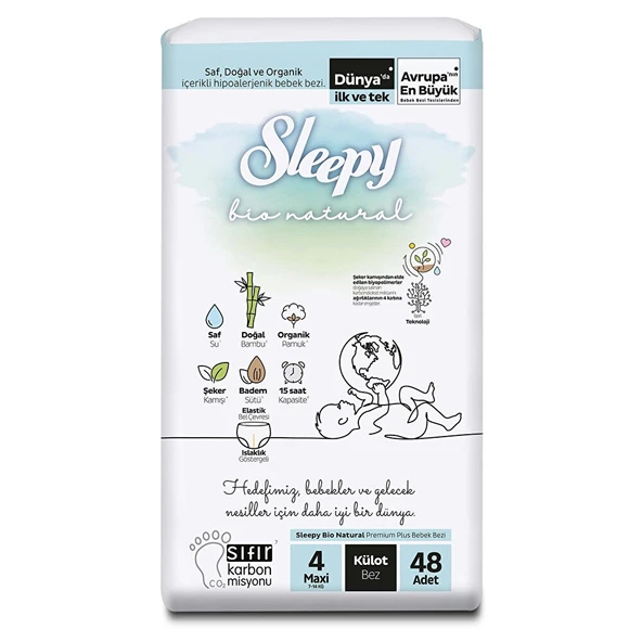 Bio Natural Külot Bez, 4 beden 48 (5 ADET) ürün görseli 1